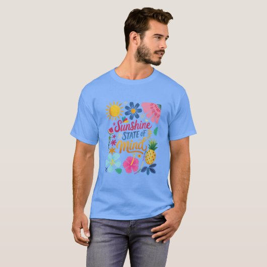 Sunshine State of Mind T-shirt (Voorkant volledig)