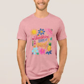 Sunshine State of Mind Tri-Blend Shirt (Voorkant)