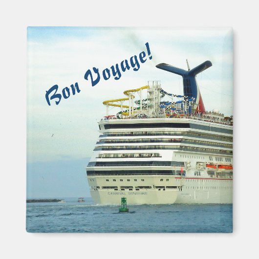 Sunshine Stern Bon Voyage Magneet (Voorkant)