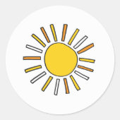Sunshine sticker (Voorkant)