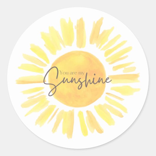 Sunshine Sticker (Voorkant)