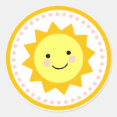 Sunshine Sticker - Stippen (Voorkant)