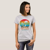 Sunshine strand Santa Barbara Californië T-shirt (Voorkant volledig)