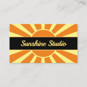 Sunshine Studio Visitekaartje (Voorkant)