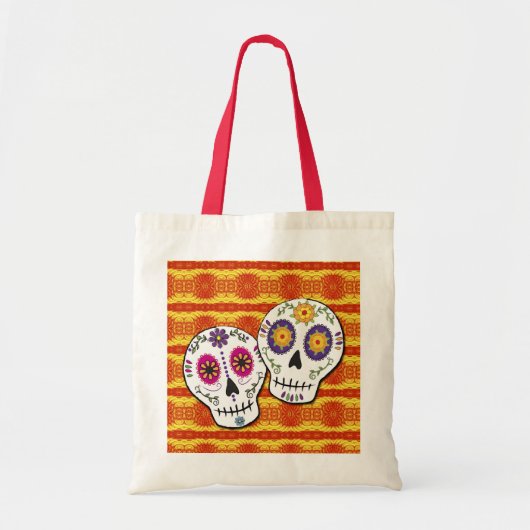 Sunshine Sugar Skulls Bag Tote Bag (Voorkant)