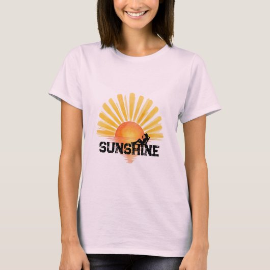 SUNSHINE SUMMER DESIGN T-SHIRT (Voorkant)