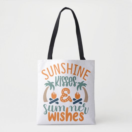 Sunshine Summer quote Tote Bag (Voorkant)