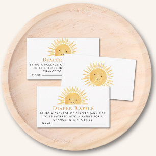 Sunshine Sun Luier Raffle Informatiekaartje