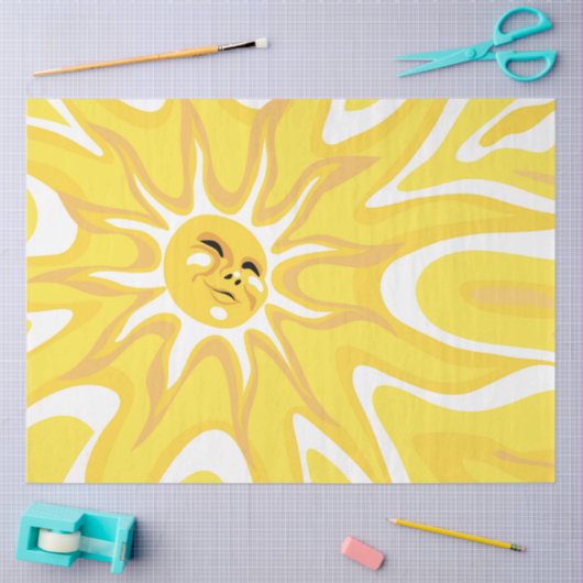 Sunshine Sun Sunny Decoupage Tissuepapier (Craft)