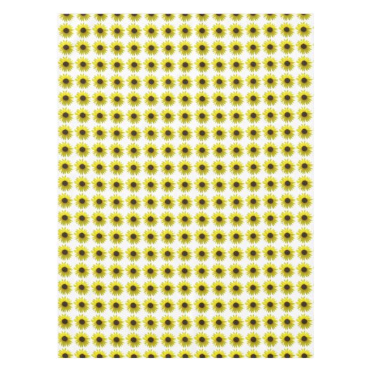 Sunshine Sunflower Patroon Tafelkleed (Voorkant)