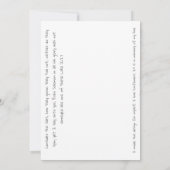 Sunshine Sunflower van Sherry Jarvis Bedankkaart (Achterkant)