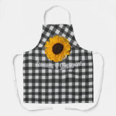 Sunshine & Sunflowers Apron Schort (Voorkant)