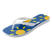 Sunshine Sunny Weather Teenslippers Beach Footwear (Schuin)