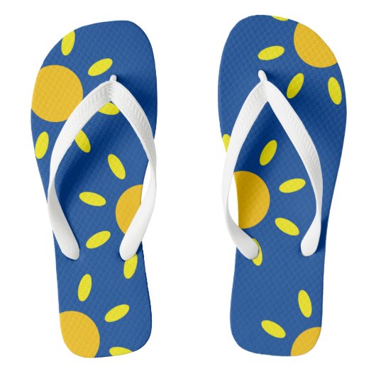 Sunshine Sunny Weather Teenslippers Beach Footwear (Voetbed)