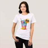 Sunshine Sweet Tea Tee - Zuidelijke Charme Tri-Blend Shirt (Voorkant volledig)