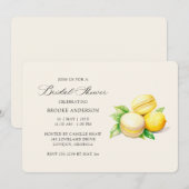 Sunshine & Sweets Citroen Bruidsdouche Uitnodiging (Voorkant / Achterkant)