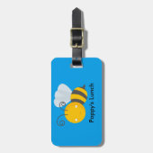 Sunshine the Bee label Bagagelabel (Voorkant verticaal)