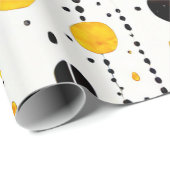 Sunshine Tribe: Gele inheemse patronen Cadeaupapier (Rol Hoek)