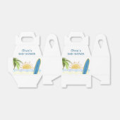 Sunshine Tropical Surfing Baby shower Bedankdoosjes (Uitgevouwen)