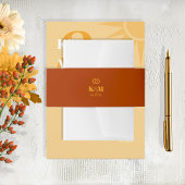 Sunshine Typografie Bruiloft Baksteen Rood ID1048 Uitnodigingen Wikkel