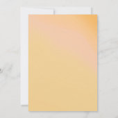 Sunshine Typografie Bruiloft Boter Geel ID1048 Kaart (Achterkant)