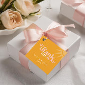 Sunshine Typografie Bruiloft Dank u Gold ID1048 Bedankjes Labels