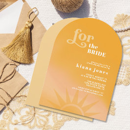 Sunshine Typography Vrijgezellenfeest Arch ID1048 Kaart