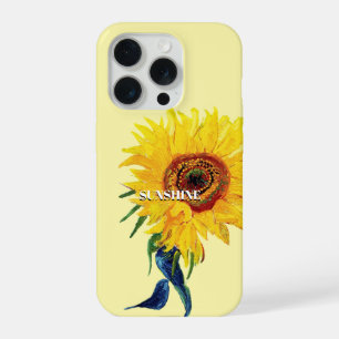 SUNSHINE Van Gogh zonnebloem telefoonhoesje iPhone 15 Pro Case