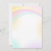 Sunshine Verjaardag Uitnodiging Little Sunshine Pa (Achterkant)