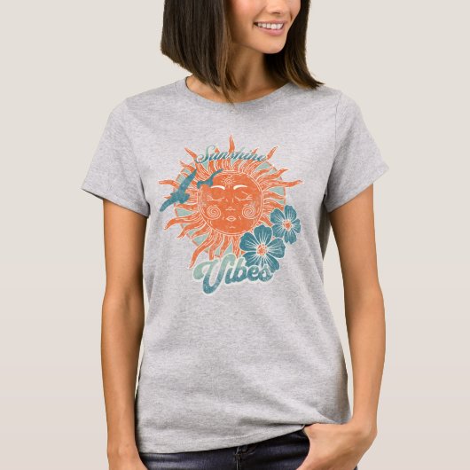 Sunshine Vibes T-shirt (Voorkant)