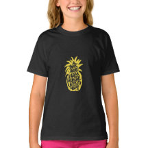 Sunshine Vibes: zorgeloos T-shirt voor meisjes