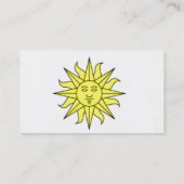 Sunshine Visitekaartje (Achterkant)