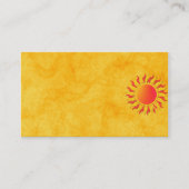 Sunshine Visitekaartje (Voorkant)