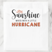 Sunshine W A Little Hurricane Rechthoekige Sticker (Tas)