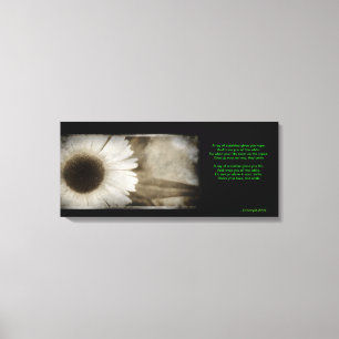 Sunshine w/Poem Canvas Afdruk