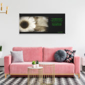 Sunshine w/Poem Canvas Afdruk (Insitu (Woonkamer))