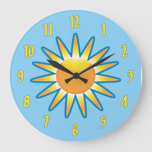 Sunshine Wall klok (Voorkant)