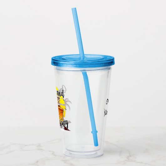 Sunshine & Whiskey Acryl Drinkbeker (Links)