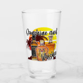 Sunshine & Whiskey Glas (Voorkant)