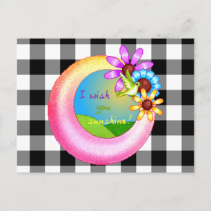 Sunshine Wish Pixel Art Briefkaart