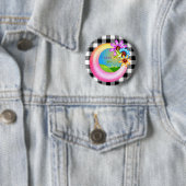 Sunshine Wish Pixel Art Ronde Button 5,7 Cm (In situ)