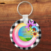 Sunshine Wish Pixel Art Sleutelhanger (Voorkant)
