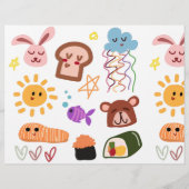 Sunshine, Wolken, Sterren, Beren Flyer (Achterkant)