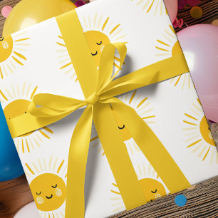 Sunshine wordt één verjaardagsfeestje cadeaupapier