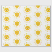 Sunshine wordt één verjaardagsfeestje cadeaupapier (Vlak)