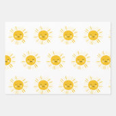 Sunshine wordt één verjaardagsfeestje inpakpapier vel (Voorkant)