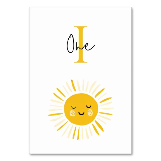 Sunshine wordt één verjaardagsfeestje kaart (Voorkant)