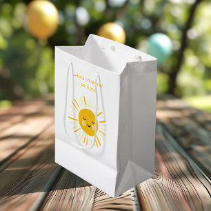 Sunshine wordt één verjaardagsfeestje medium cadeauzakje