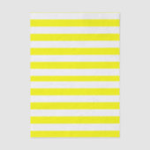 Sunshine Yellow and White Striped Print Tissuepapier (Voorkant)