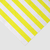 Sunshine Yellow and White Striped Print Tissuepapier (Detail)